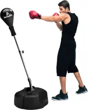 Punching Bag with Stand, Boxing Bag for Teens & Adults - Height Adjustable - Spe