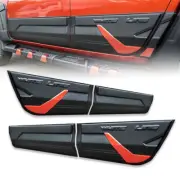 BODY CLADDING SIDE DOOR TRIM BLACK ORANGE MITSUBISHI TRITON L200 MR 2019 2022