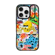 iPhone 16 Pro Impact Ring Stand Case MagSafe Compatible Skull Spider