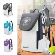 Foldable Tennis Paddle Backpack Badminton Racket Bag Racquetball Carrying Bag
