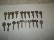 20 SECURITY SAFE DEPOSIT BOX CO. KEY BLANKS -LOCKSMITH (LOT 6)
