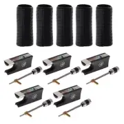 CELLO Repair tools Ebony Bow Frog Bow Shaft Grip Sleeve 10pc 1/4 1/2 3/4 4/4 NEW