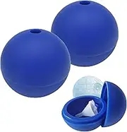 Star Wars Death Star Silicone Ice Cube Mold Tray,Chocolate Maker Tools,Ice Ball Shape for Drinks (Blue Interstellar-2pcs)