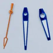 8x12x12.5mm Blue Trim Lume Orange Second Watch Hands Set for NH34 NH35 NH36