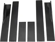 78.7“ /86.6” Side Skirt Compatible for BMW E39 E46 E53 E90 E92 E60 E70 X6 E71 X1 Extension Splitters Apron Splitter Winglet Body Kit(78.7in Black)