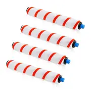 4pcs For W400s/w450 Floor Mopping Robot Roller Brush Pw-r020 Vacuum Cleaner Replacement Spare Parts