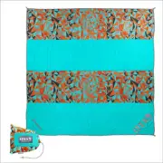 ENO Islander Blanket - Lightweight Travel Blanket for Camping - Geo/Orange