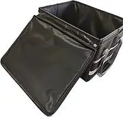 Safe Home Safe Fireproof Document Office Large Capacity Waterproof Safe Case Zipper Lock Fireproof Document Bag Valuables(Black)