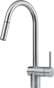 Franke Leda Neo Gooseneck Pull Down Tap - Stainless Steel