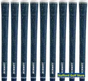 Lamkin UTx Midsize Blue with Yellow Cord Golf Grips .580 Round - Set of 9 Pcs