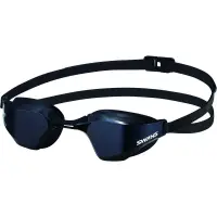 在飛比找DOKODEMO日本網路購物商城優惠-[DOKODEMO] 天鵝游泳護目鏡游泳游泳黑色護目鏡視覺障