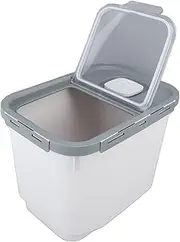 Rice Airtight Storage Container, 22lb Airtight Dry Food Storage Container Plastic Storage Bin Dispenser with Measuring Cup, Large Cereal Dry Food Storage Containers for Flour,
