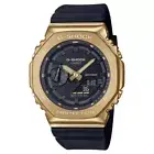 G-Shock Metal Bezel Gold Black Watch CasiOak GShock GM-2100G-1A9 RRP $579