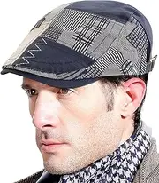 [FEOYA] Men's Newsboy Caps Flat Cap Irish Cabbie Driving Stylish Cap
