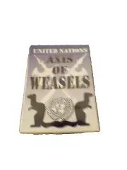 UNITED NATIONS AXIS OF WEASELS Playing Cards