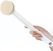 Shower Scrubber With Long Handle, Non-Slip Comfortable Body Exfoliator Tool Soft Shower Back Scrubber, Multi-functional Personal Care And Bath Products For Pregnant Women, The Elderly