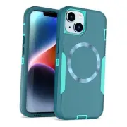 Designed for iPhone 15 Case, Magnetic Drop Protection iPhone 15 6.1” Lake Blue