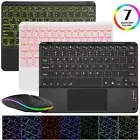 For Samsung Galaxy Tab S9 FE S8 S7 S6 Lite A9 A8 Backlit Touchpad Keyboard Mouse