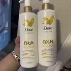 2 Pack Dove Body Wash Sun Rehydrate Body Cleanser Vitamin E Serum 17.5oz