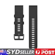 20mm Silicone Watch Band for Fenix 7S Sports Bracelet Strap (Black)