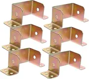 OKUMEYR Nursery Bed Rails Mattress Holder Support 6pcs Bed Rail Bracket Thickened Plate Buckle Frame Hardware Fittings