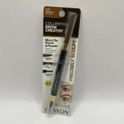 Revlon Colorstay Brow Creator Micro Pencil Powder & Brush, 605 SOFT BROWN, New!!