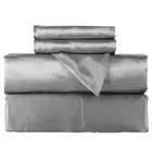 Silk-Like Duvet Quilt 4pcs Sheet Set Queen King Size Bed Pillowcases Newly AU