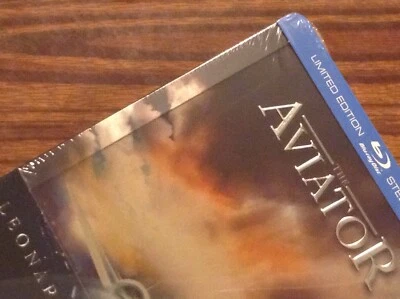 THE AVIATOR Limited Steelbook Edition [ UK ] ( Region ' B ' blu-ray!! )