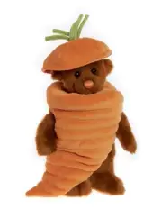 Charlie Bears Chantenay Veggie Patch Collection Teddy Bear Cute Carrot Plush