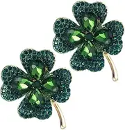 [GLSTOY] Store Fashion Jewelry 2pcs Patrick's Day Brooch Pin Collar Pin Prom Jewelry