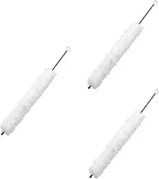 Generic 3pcs Flute Brush Cotton Cleaner for Flute Accessories Durable Twisted Wire Brush with Loop Handle Professional Design for Cleaning Lightweight and Convenient Tool
