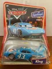 MATTEL DISNEY PIXAR CARS SUPERCHARGED DINOCO KING #43 DODGE DAYTONA B1
