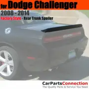 Painted Trunk Spoiler For 2008-2014 Dodge Challenger End Lip PW7 BRIGHT WHITE