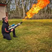 Not A Flamethrower White "Super Scorcher" New! White/Black/Gloss Black