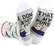 [TSOTMO] Cartoon Merch Bobby Hill Merch Movie Quote That's My Purse Novelty Socks for Bobby Fans Hank Hill Mike Judge