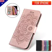 iPhone 16 15 14 13 12 Pro Max Plus Leather Wallet Shockproof Case Cover Fr Apple