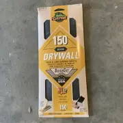 Gator Drywall Sandpaper Hook & Loop Silica Cut 150 Grit 6 Sheets 4 1/2 X 10 1/2