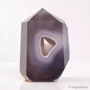 460g97mm Druzy Agate Geode Tower Point Natural Crystal Polished Quartz Healing