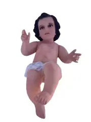 Niño Jesus/ Baby Jesus 16 Inch Resin Statue Manos Movibles Eye Color May Vary