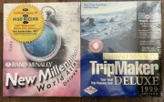 Y2K. Rand McNally TripMaker & World Atlas 1999 PC Big Box. Win 95/98 New Seal.