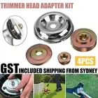 4X Grass Weed Trimmer Head Adapter Part Kit For Mower Brade Whipper Snipper Lawn