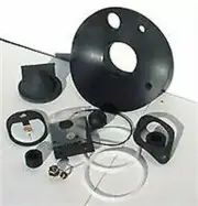 Groco Toilet Service HF Kit w/ Strong Snap-Fit Hinges Deep Cradles REGULAR
