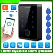Access Control System Kits 2.4G Waterproof RFID Fingerprint Keypad Strike Lock