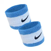 在飛比找蝦皮商城優惠-Nike 護腕 Swoosh 藍 拚色 毛巾布 止汗 造型 