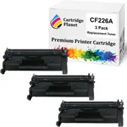 3 Pack Compatible Toner Cartridge Replacement for HP CF226A 26A (3,100 Pages) for HP Laserjet Pro MFP M402 MFP M402dn MFP M402dw MFP M402n MFP M426 MFP M426fdn MFP M426fdw