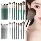 Powder Blusher Brush Eyeshadow Brush Highlight Brush Makeup Brush 14Pcs/Set W