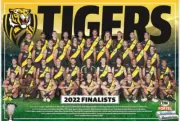 Richmond tigers finals team photo, afl football,Sydney swans, pies,Geelong cats