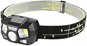 LED Head Torch Headlight COB Camping Headlamp USB Rechargeable Flashlight Lamp