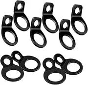 PRETYZOOM 10Pcs Heavy Duty Tie Down Hooks Durable Anchor Rings for Trailers Trucks and Bicycles Versatile Cargo Securing for Transport and Storage