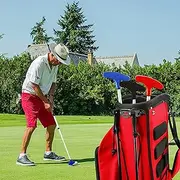 Kids Putter | Adjustable Putter for Golf | Two Way Kids Putter with Extendable Shaft, Adjustable Size for Junior Golfers, Left and Right Handed | Indoor/Outdoor Kids Club Golf Set